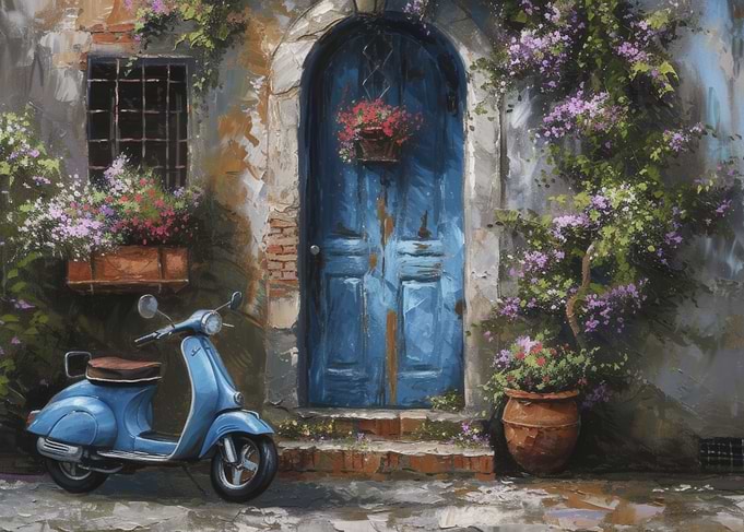 Italian Home Oil Painting