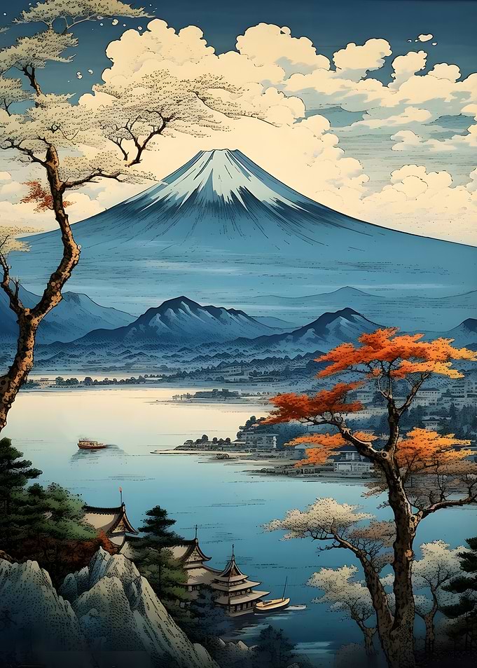 Fuji Japan Blossom Mount