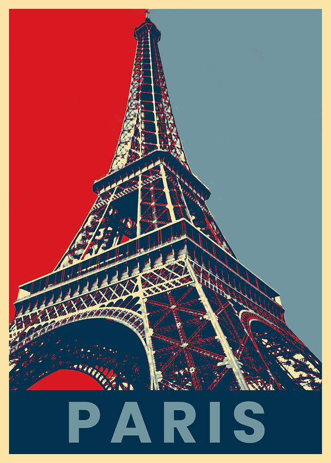 EIFEL TOWER HOPE ART