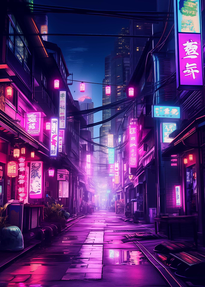 Cyberpunk Neon City