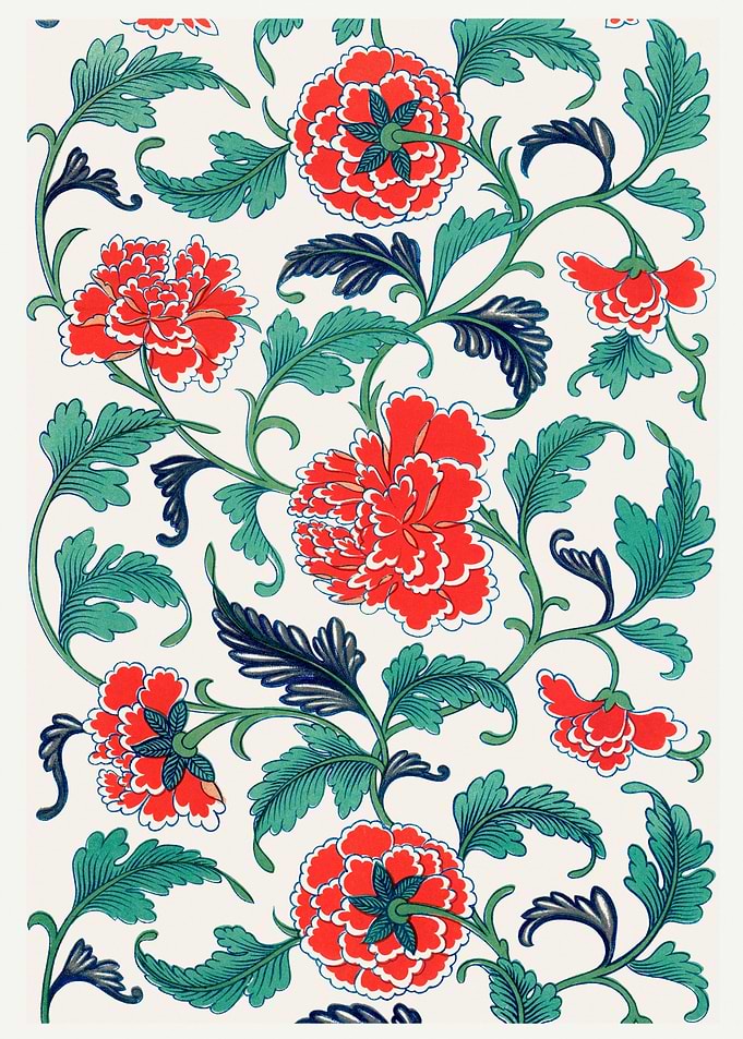 Floral aesthetic pattern