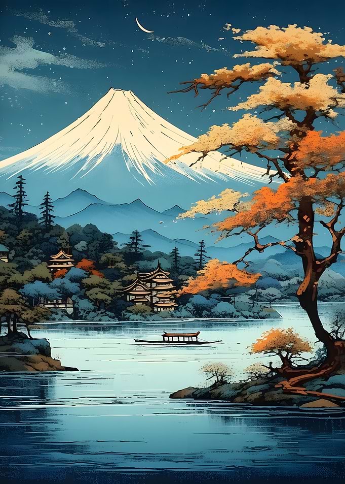 Fuji Japan Blossom Mount