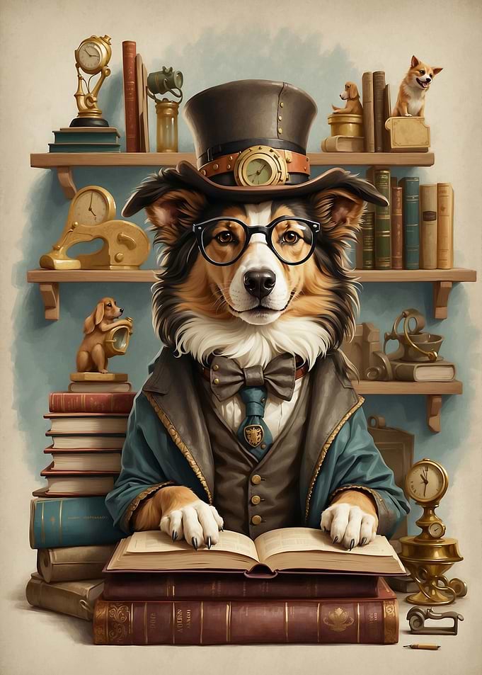 Smart Collie Dog Class