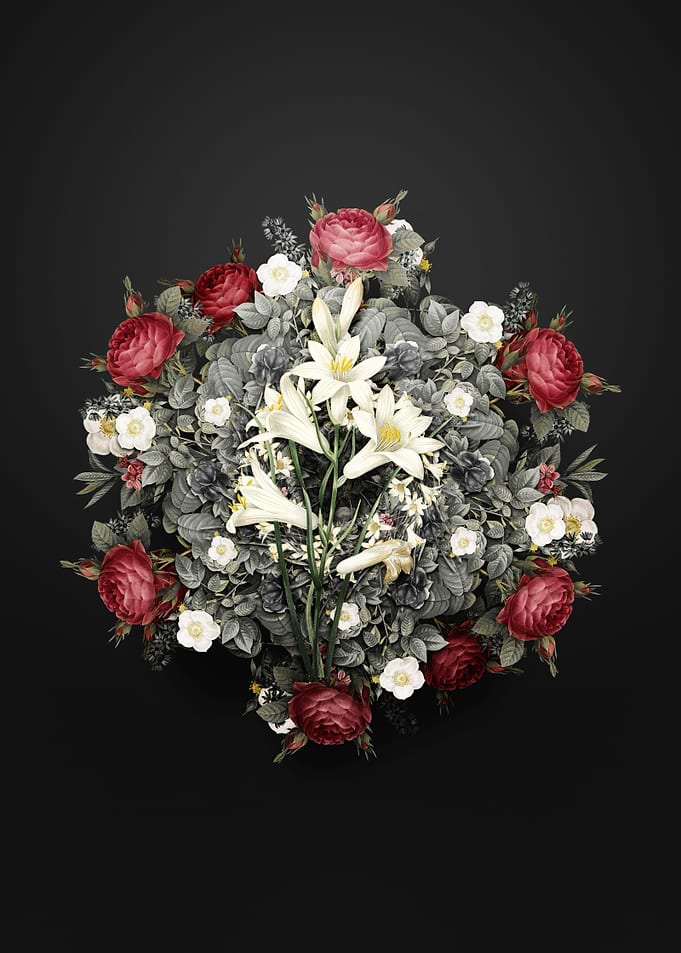 St Brunos Lily Wreath