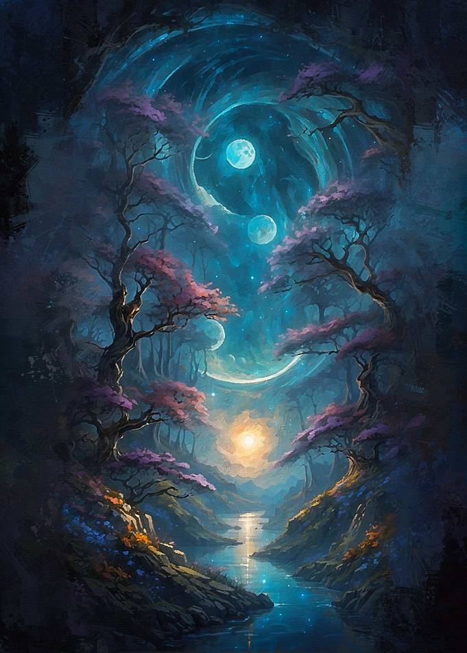 Moonlit Forest