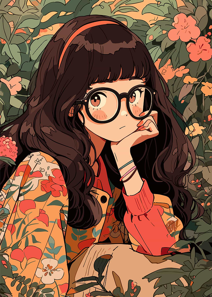 Nerd Anime Girl