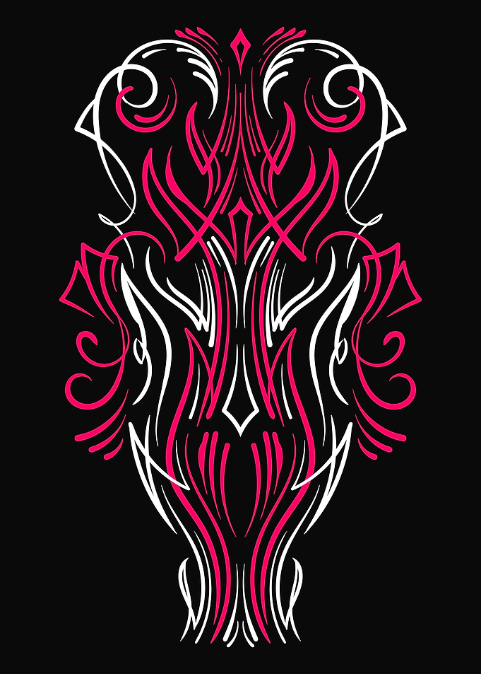Vintage Floral Pinstripe