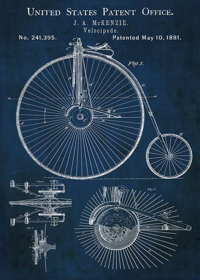1891 vintage velocipede pa