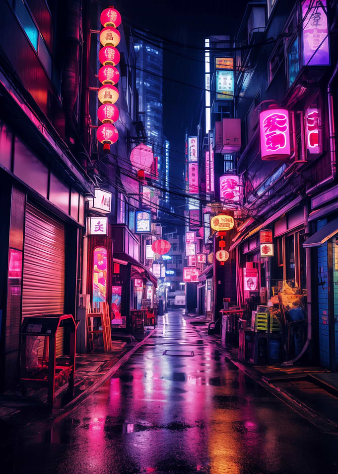 Cyberpunk Old Street