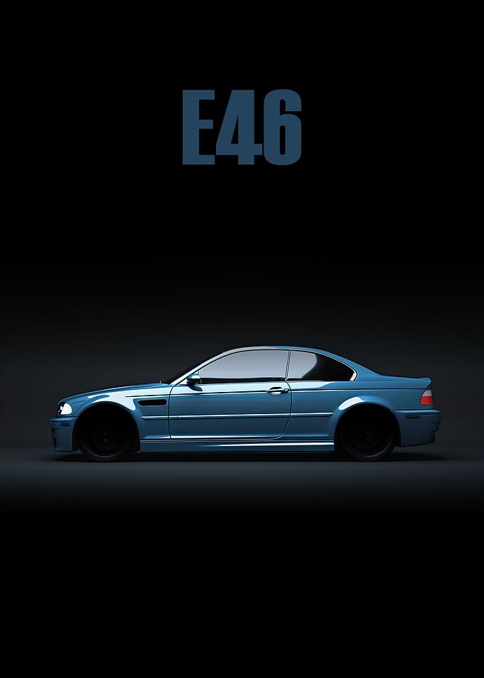 E46 Bimmer Coupe Car