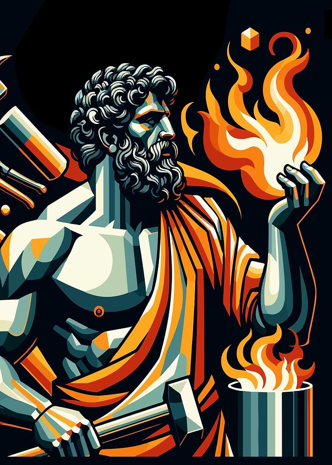 Hephaistos God of fire