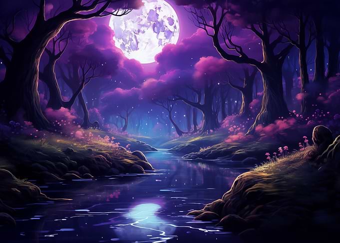 Night Sky With Stars