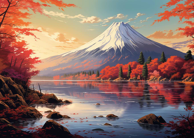 Fuji Mountain Landscape