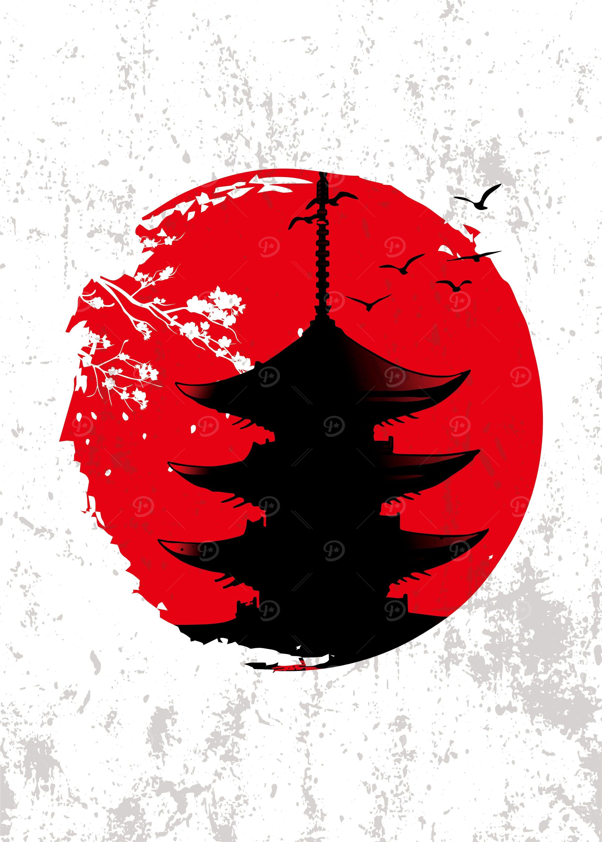 japan silhouette