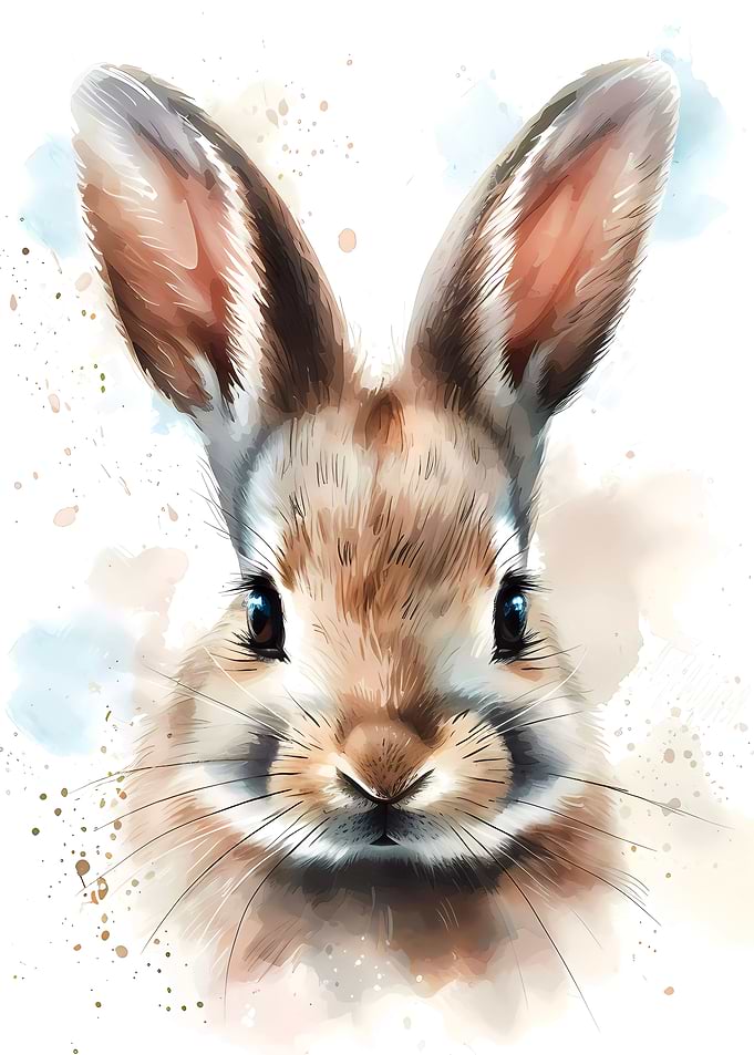 Rabbit Watercolor