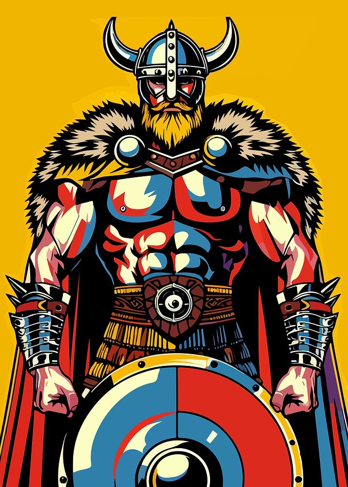 Vikings wpap pop art