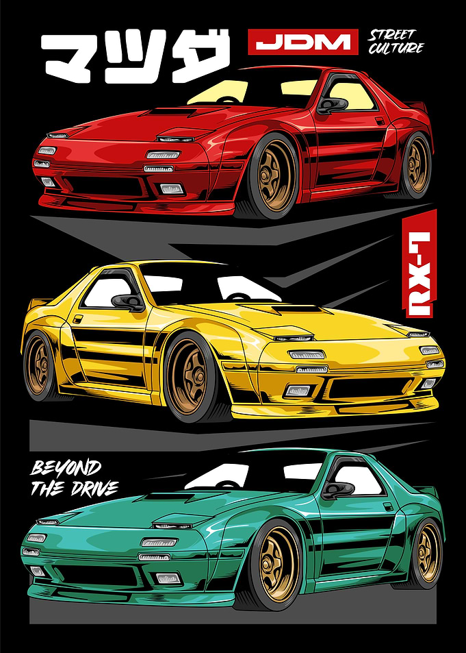 Classic RX7 1989 JDM Car