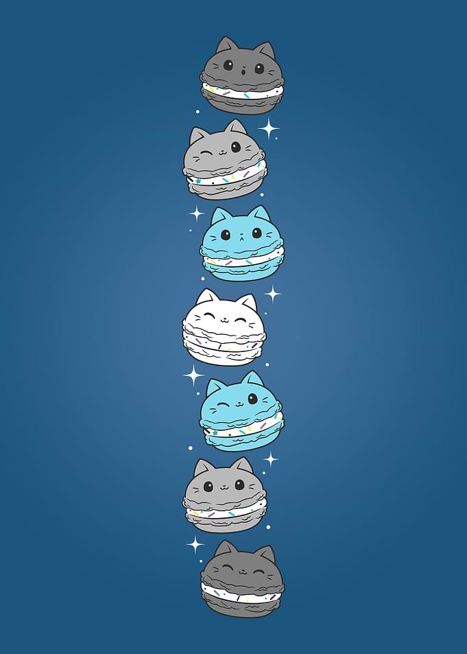 Demiboy Pride Cute Cat