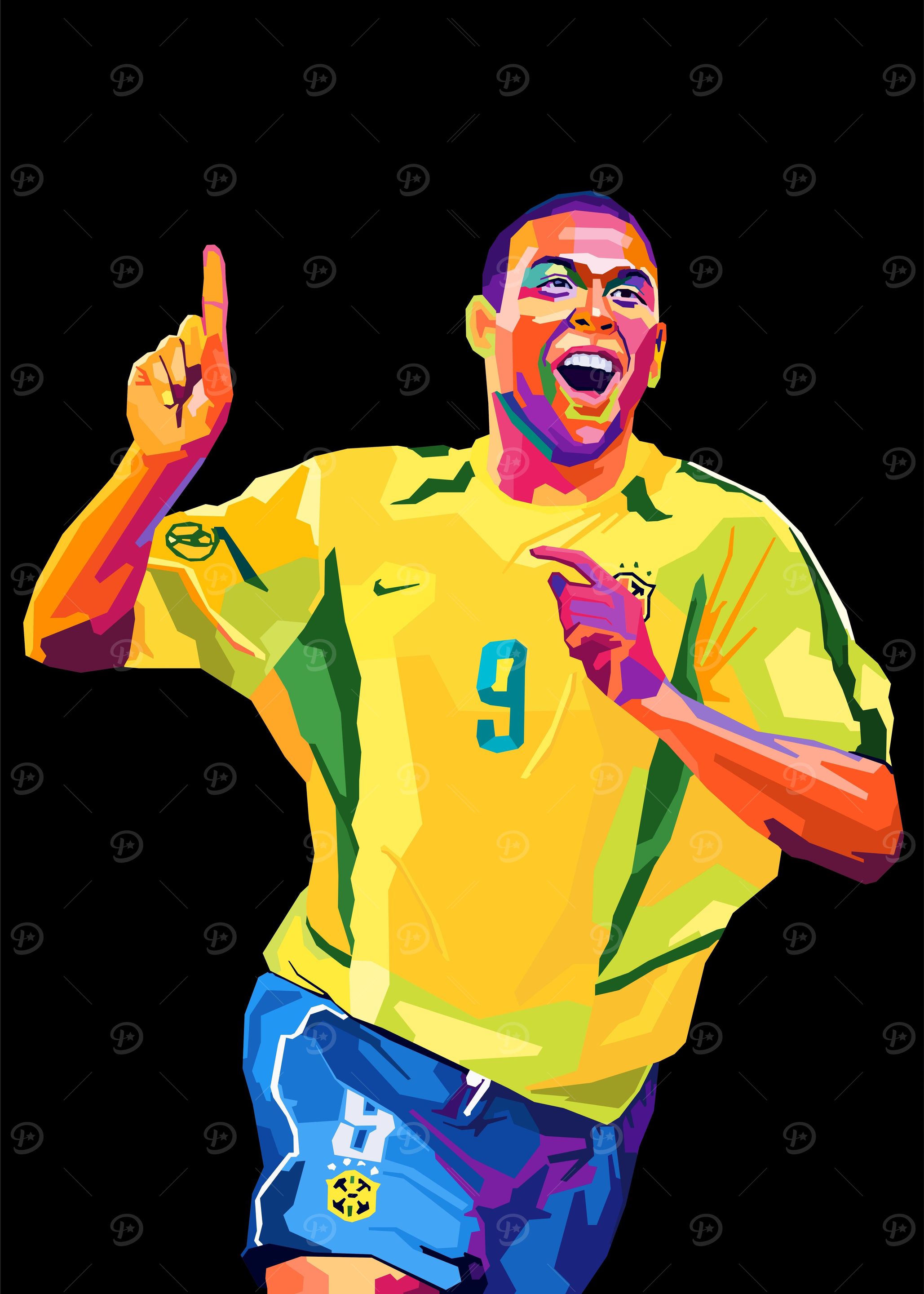 Ronaldo Legend Pop Art