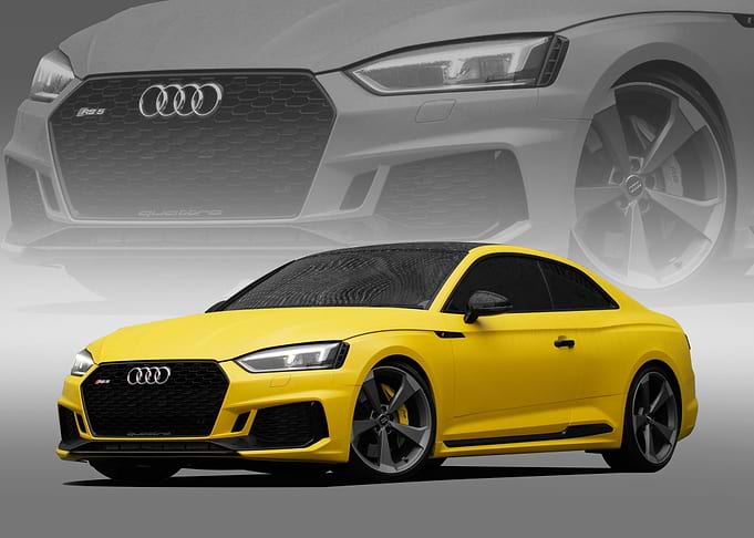 audi rs5 poster