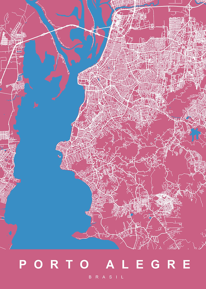 MAP PORTO ALEGRE BRASIL