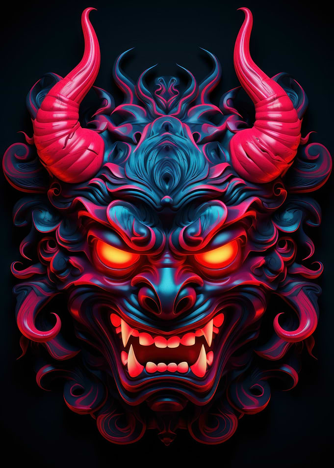 Demon Oni Mask