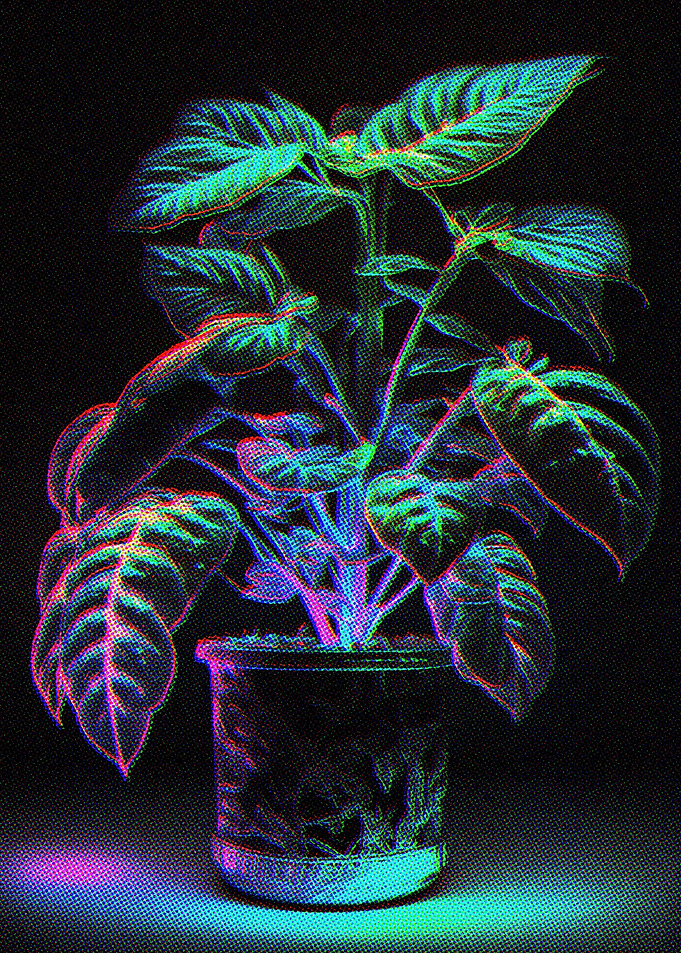 Neon Floral