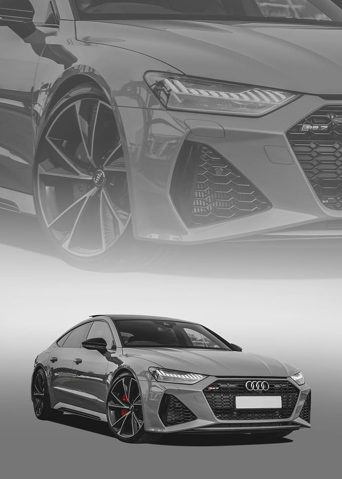 audi rs7 poster