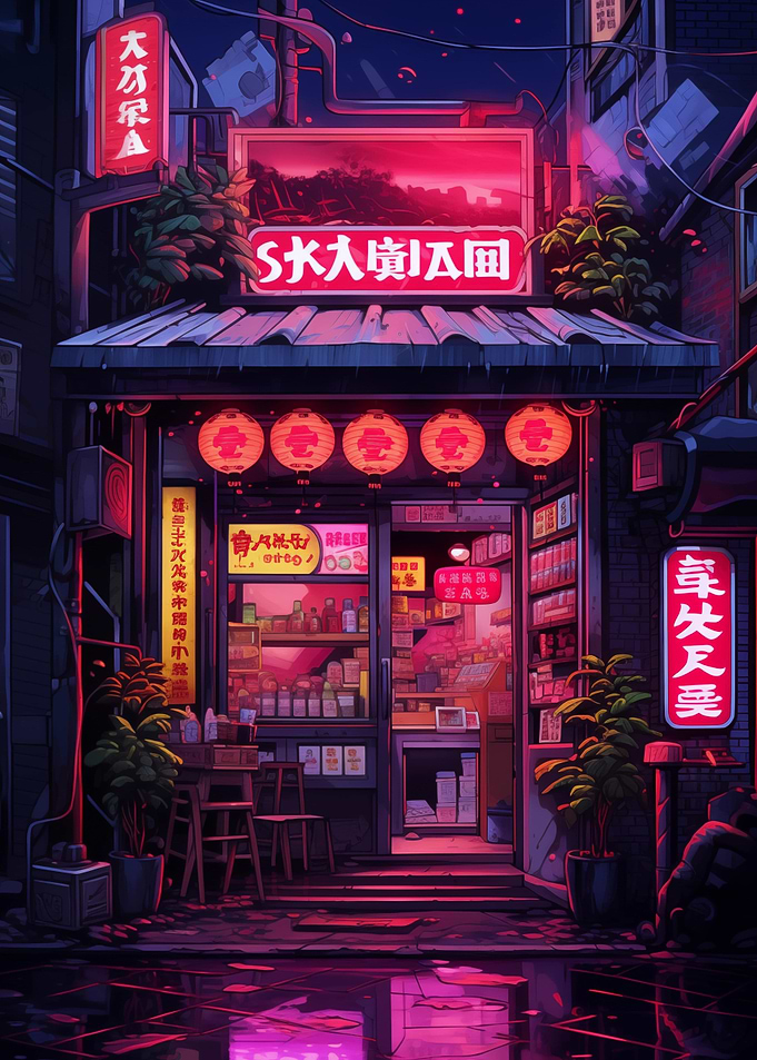 Japan Pixel art