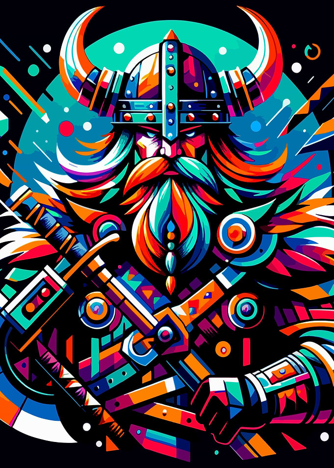 Vikings wpap pop art