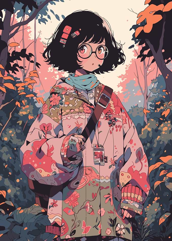Nerd Anime Girl