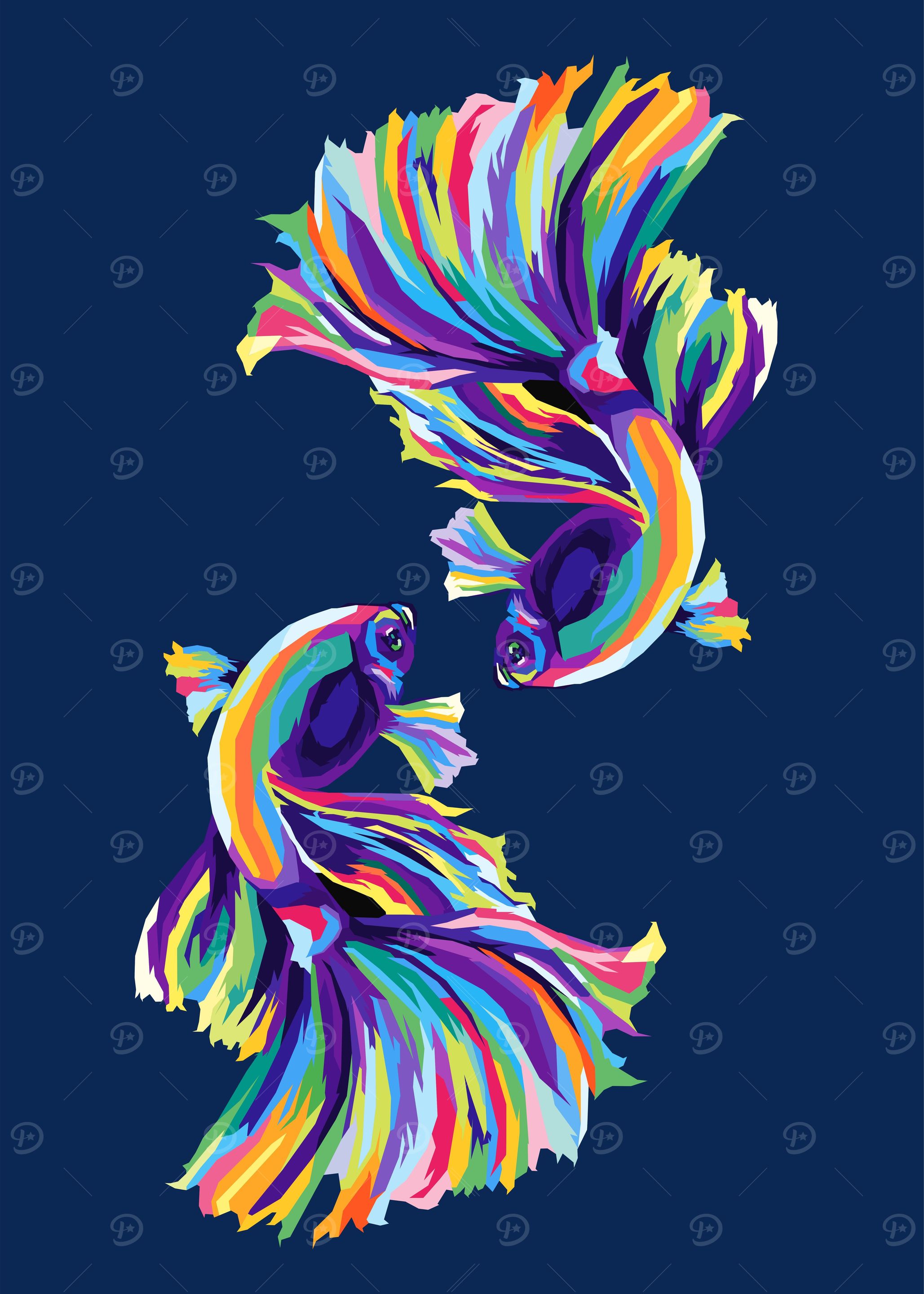Fish Art Colorful