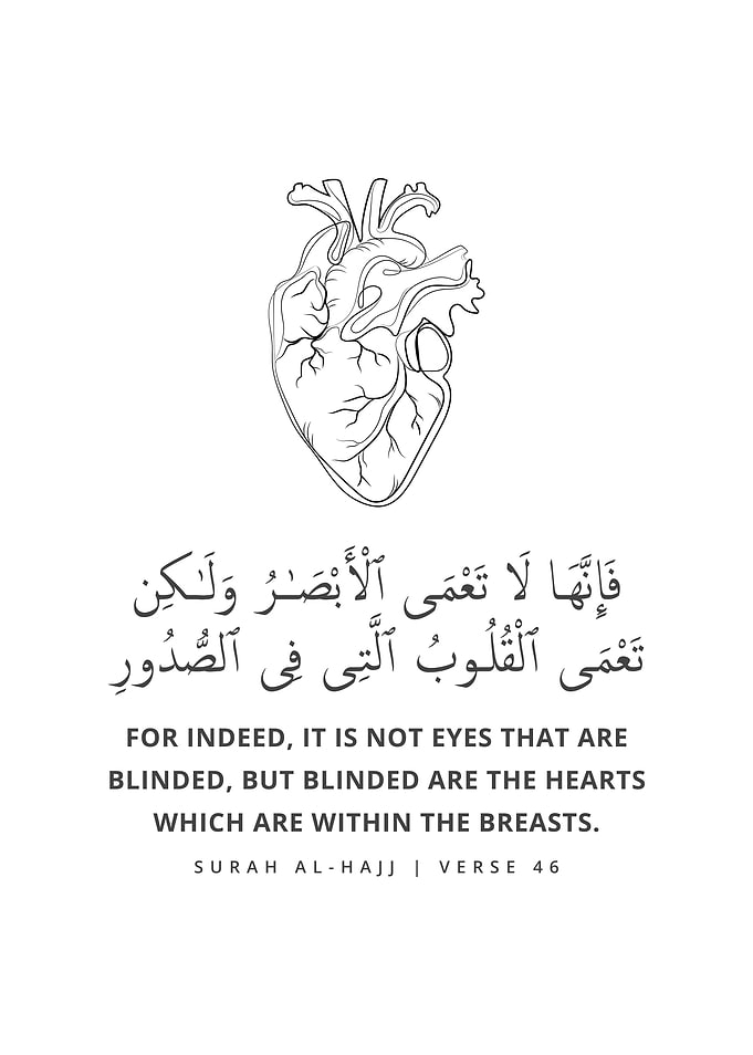 Surah AlHajj Verse 46
