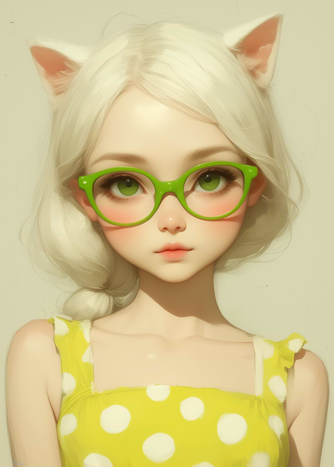Cute Anime Cat Girl