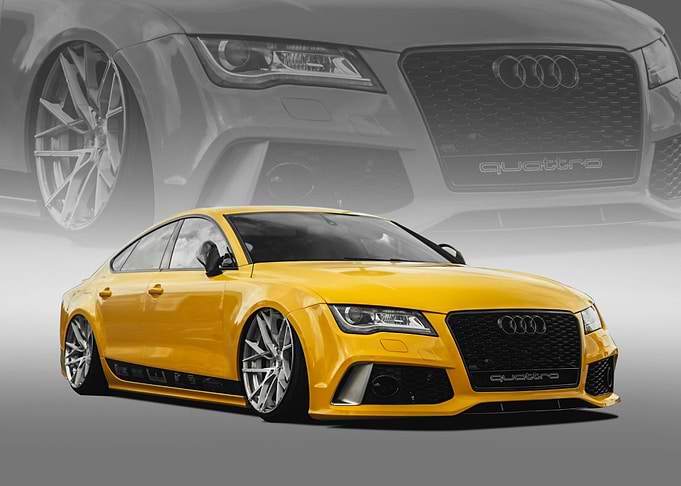 audi a7 poster