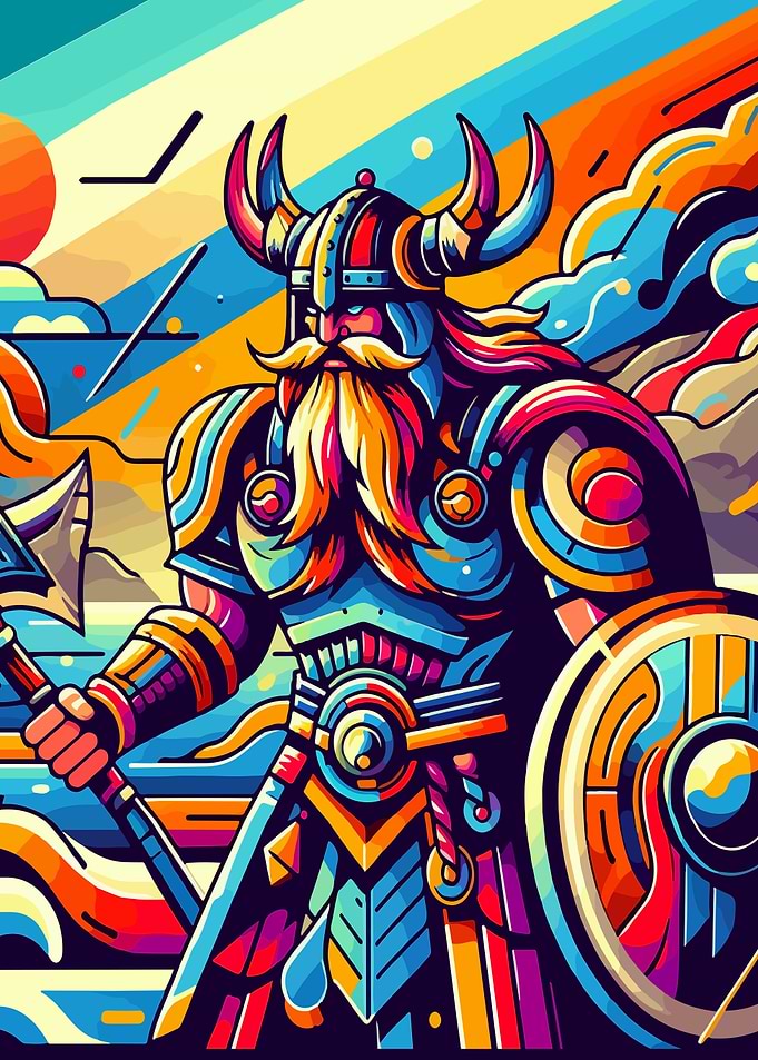 Vikings wpap pop art