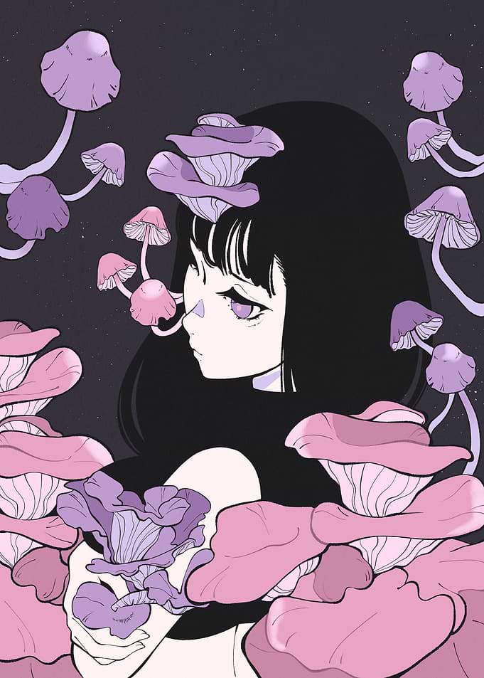 Mushroom girl