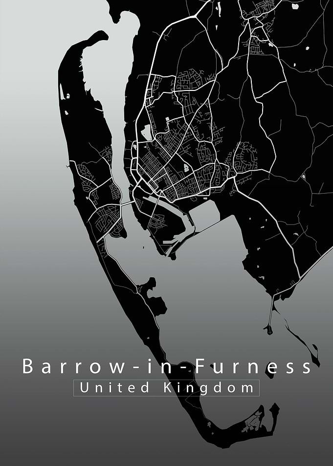 Barrow in Furness City Map
