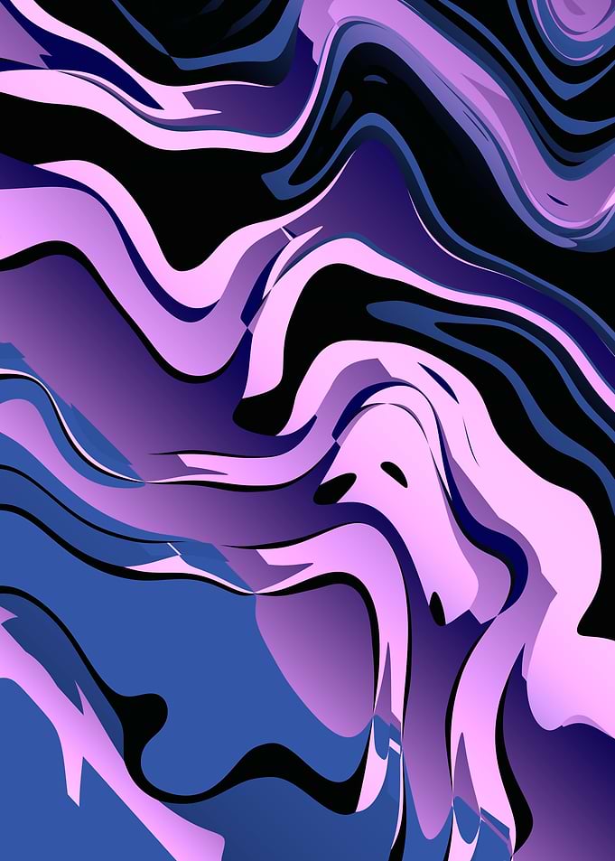 Abstract 3D shader pattern