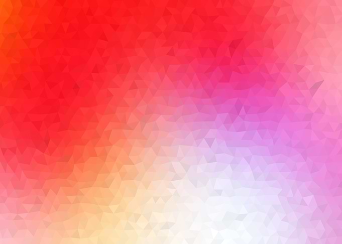 Low poly triangles aurora
