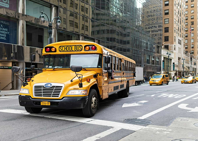 Yellow NY schoolbus