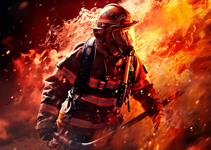 Firefighter Fire