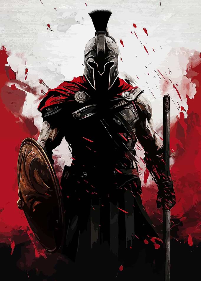 Soldier warrior spartan