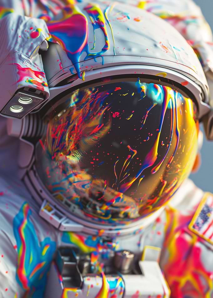 Astronaut Look Distance