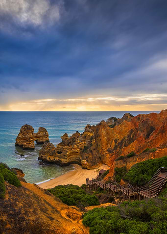 Algarve Coast In Portugal