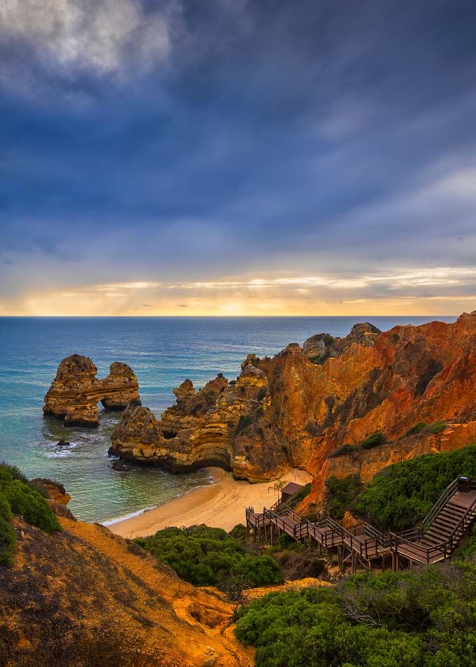 Algarve Coast In Portugal