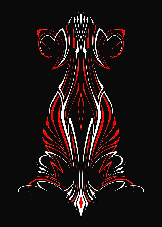 Vintage Floral Pinstripe