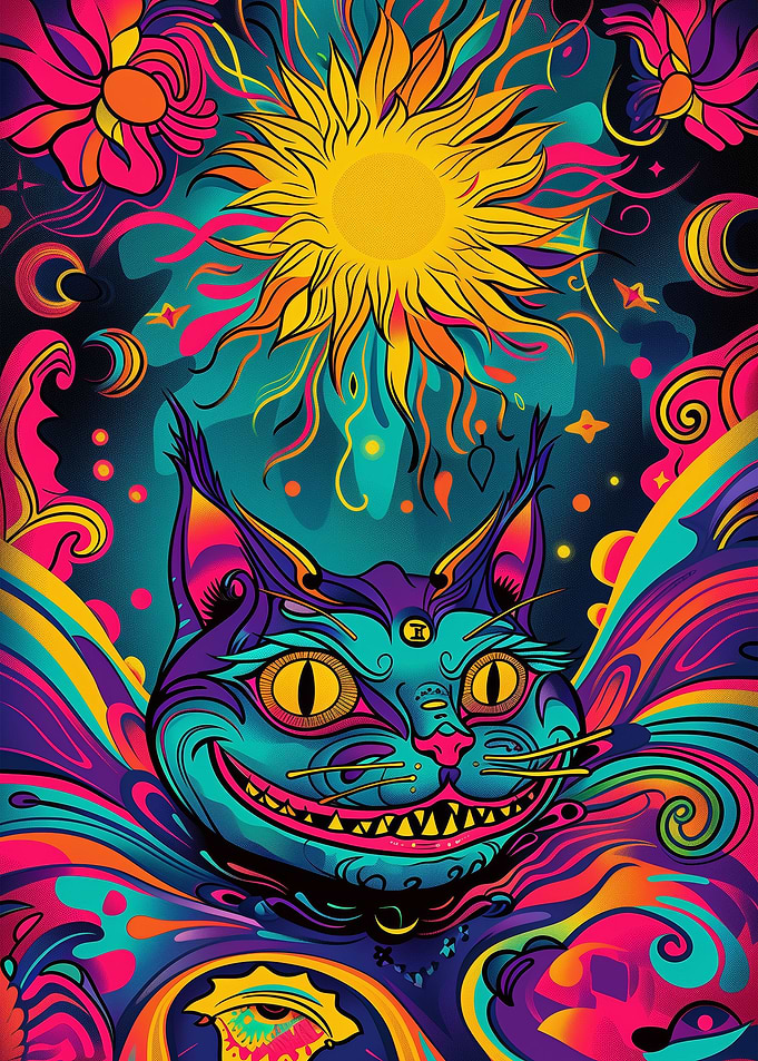 Trippy Cheshire Cat