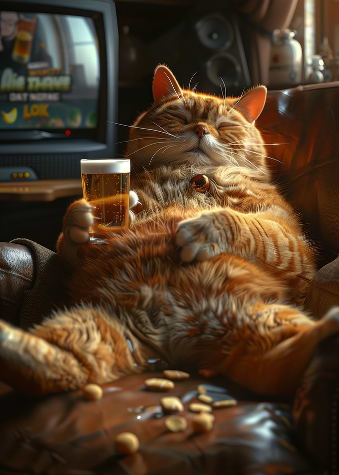 Fat Cat Napping