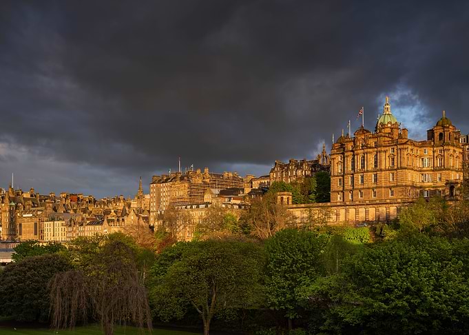 Edinburgh Old Town Skyline